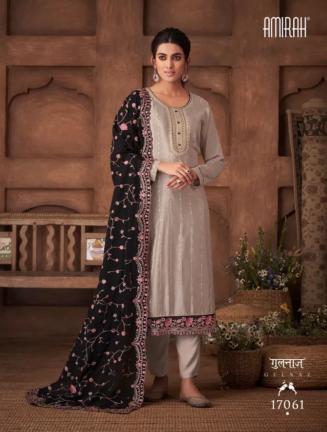 Amirah Gulnaz Vol 2 Chinnon Silk Designer Salwar Kameez Catalog